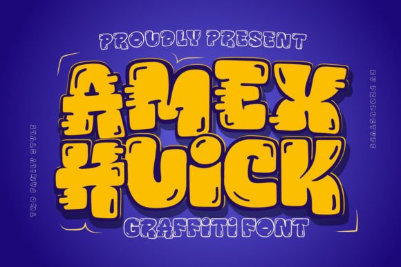 Amex Huick: A Display Font That Brings Street Art Energy to Brand Design