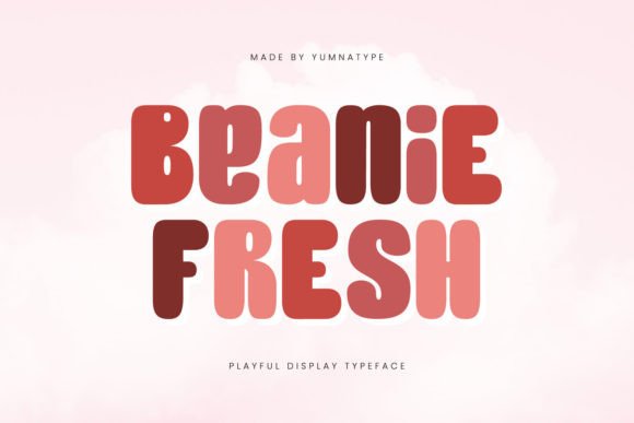 Beanie Fresh: A Warm & Playful Display Font for Makers and Sellers