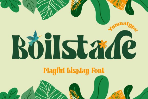Boilstade: A Bold Display Font for Scroll-Stopping Marketing Visuals