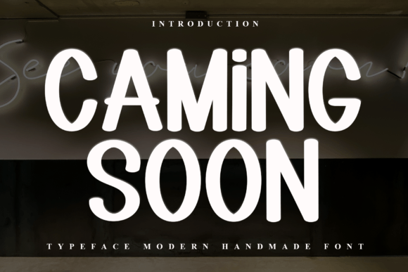 Caming Soon: A Refined Display Font for Elegant Editorial Design