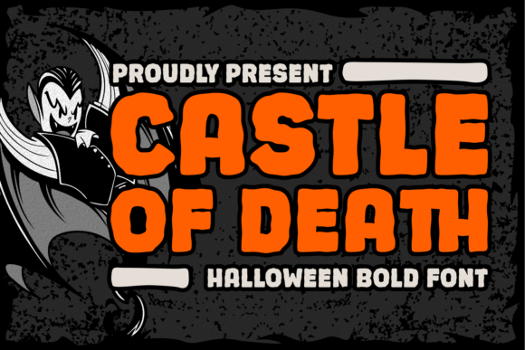 Castle of Death: A Bold Display Font for Spooky, Scroll-Stopping Designs