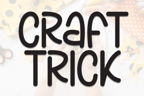 Craft Trick: A Playful Handwritten Font for Dynamic Editorial Design