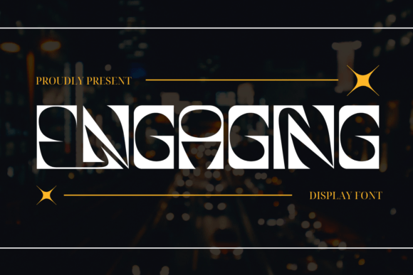 Engaging Stencil Font: A Designer’s Take on This Sharp, Stylish Display Typeface