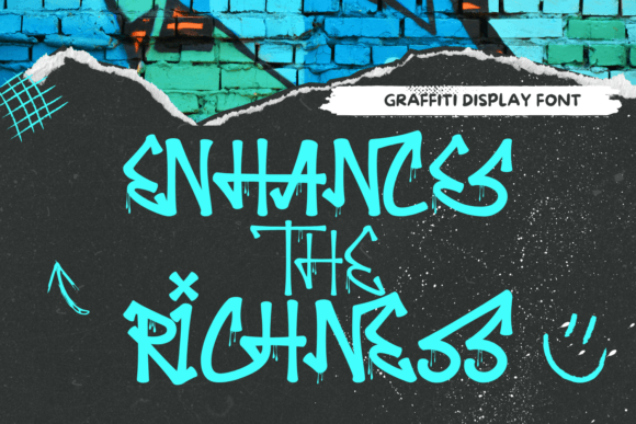Enhances the Richness Font: A Bold Display Typeface for Business Branding