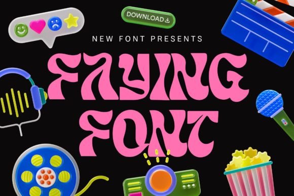 Faying: A Playful Display Font for Business Branding