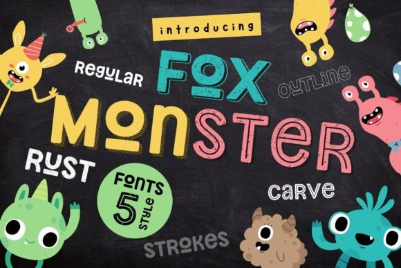 Fox Monster Font: Bringing Energy to Handmade Designs