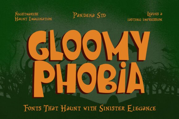 Gloomy Phobia: A Horror Display Font for Bold Web Design Moments
