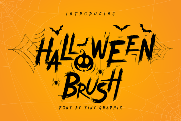 Halloween Brush: A Designer’s Take on Using This Spooky Display Font for Branding
