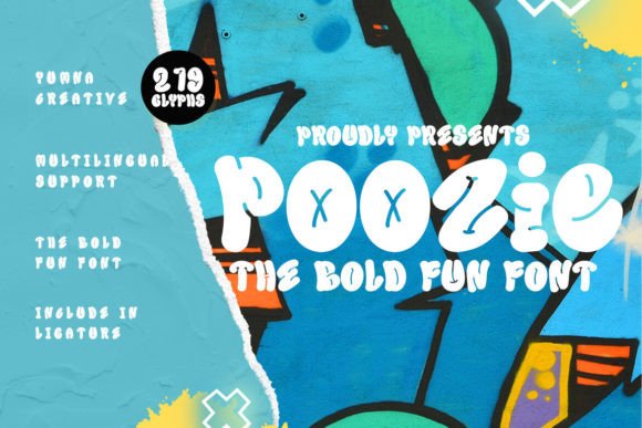 Poozie: A Bold Fun Font That Elevates Campaign Visuals