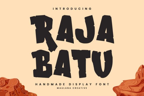 Raja Batu: A Whimsical Display Font for Scroll-Stopping Digital Campaigns