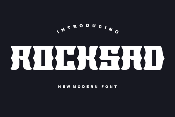 Rocksad: A Bold Display Font for Modern Editorial Design