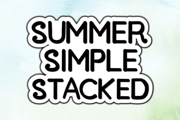 Summer Simple Stacked Font: A Web Designer’s Real-World Review