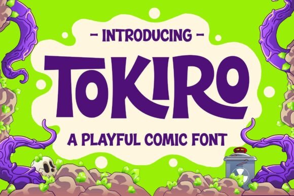 Tokiro: A Playful Comic Font That Elevates Your Craft & Product Designs