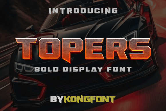 Topers: A Bold Display Typeface for Striking Web Design