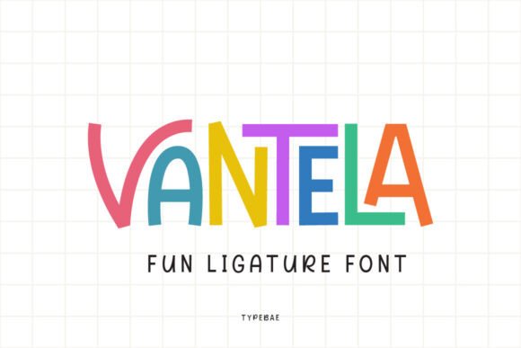 Vantela: A Playful Display Font That Brings Brand Identities to Life