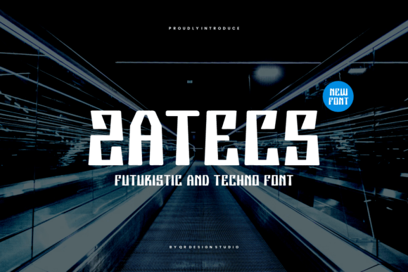 Zatecs: A Futuristic Font for Modern Editorial Design